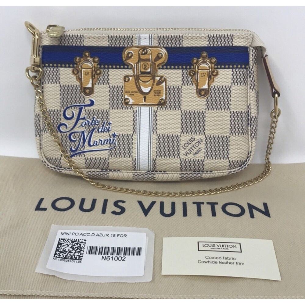 MINI POCHETTE LOUIS VUITTON FORTE DE MARMI LIMITED EDITION D. Azur - Picture 2 of 13